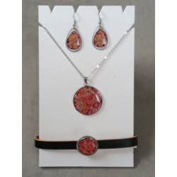 Parure de bijoux en Rankaku...