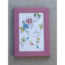 La fmme fleurs