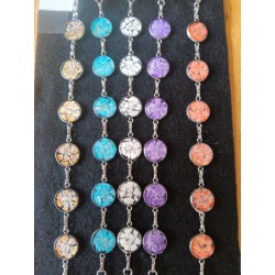 Bracelets à cabochons en...