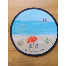 Evantail rond pliable